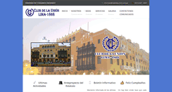 Desktop Screenshot of clubdelaunion.com.pe
